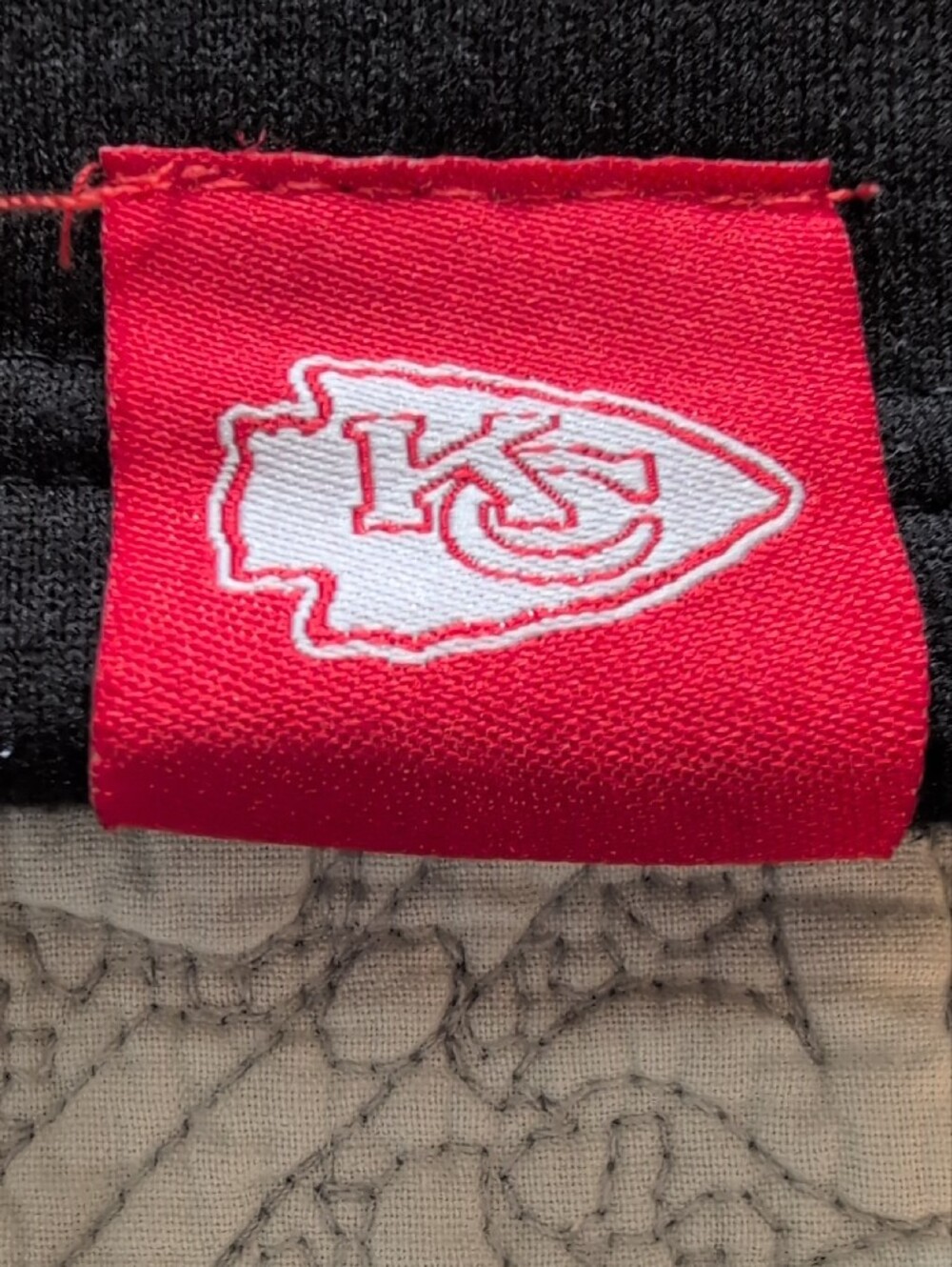 NFL Kansas City Chiefs Men's Black and Gray Crewneck Sweatshirt - Picture 5 of 5